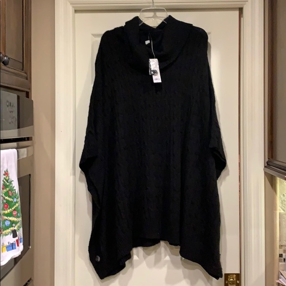 croft & barrow Sweaters - Croft & Barrow Turtle Neck Poncho Sweater